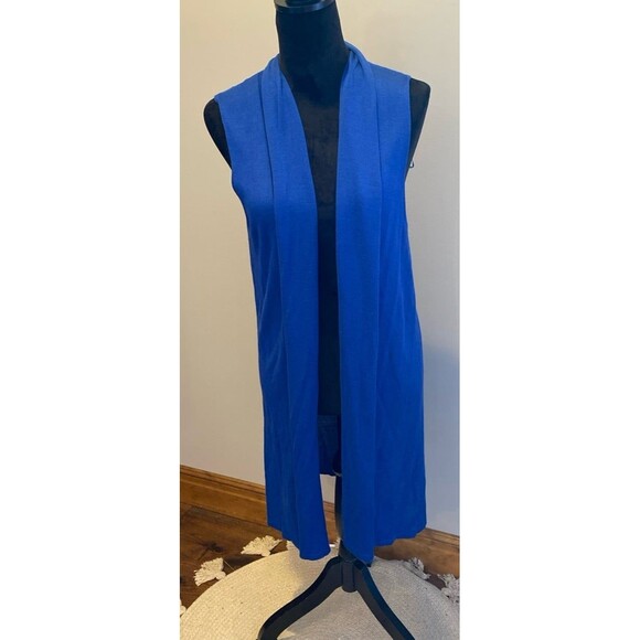 Joseph A Sleeveless Knit Sweater Vest Size XL Royal Blue Versatile Stylish - Picture 3 of 12